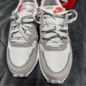 Nike Gray and Red Men's Sneakers